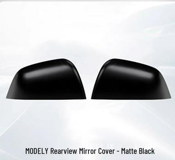 Tesla Model Y/3 Carbon Fiber Texture Rearview Mirror Cover – Backup Camera Shell Protector