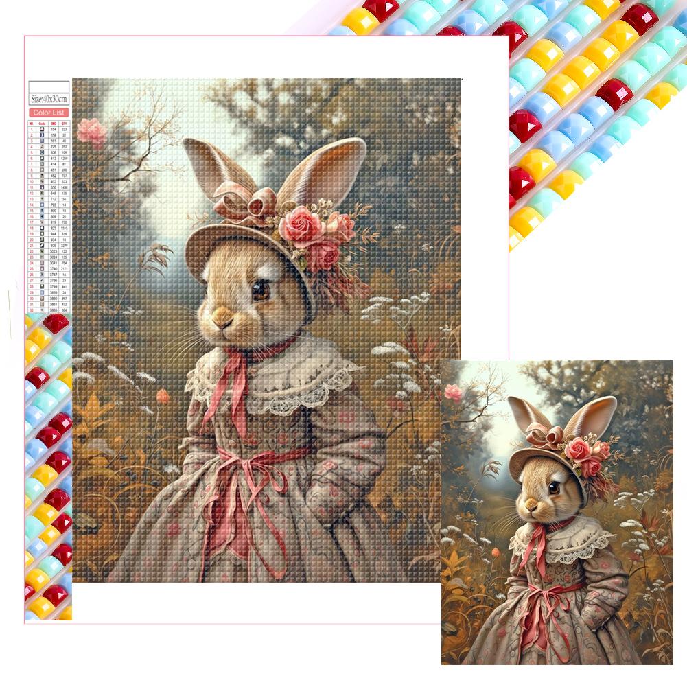 5D DIY Full Square Drill Diamond Painting Peter Rabbit Kit Home Decor Art