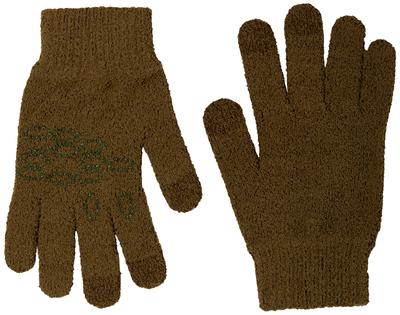 Mizuno Breath Thermo Strickhandschuhe, Touchpanel-kompatibel, Handschuhe, Kälteschutz, Feuchtigkeitsaufnahme, Wärmeerzeugend, Unisex A2JY7521 Khaki ML