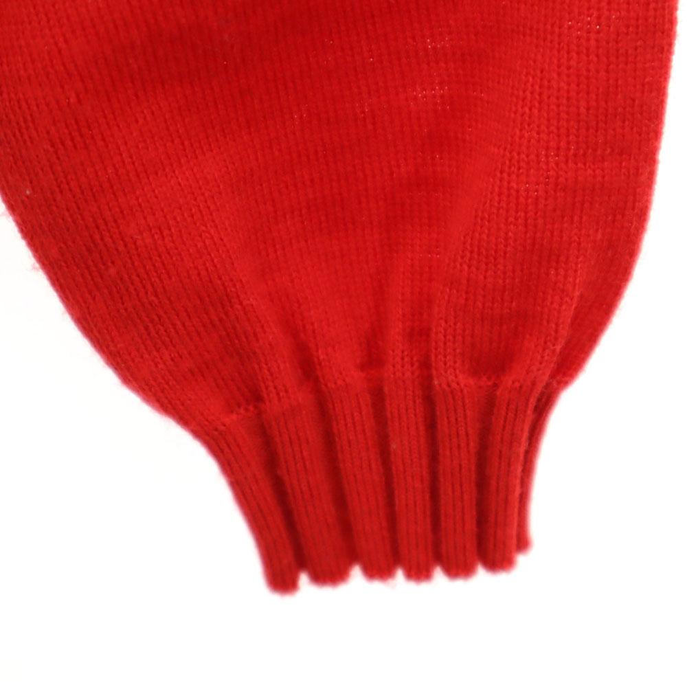 KENZO GOLF 90s Made In Japan Old Knit Jacket 1 Red Women Used