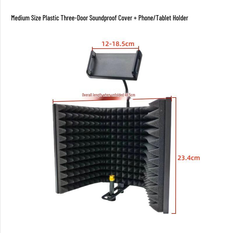 Soundproof Microphone Cover: Noise-Reducing, Sound-Absorbing Cotton for Studio and Live Recording