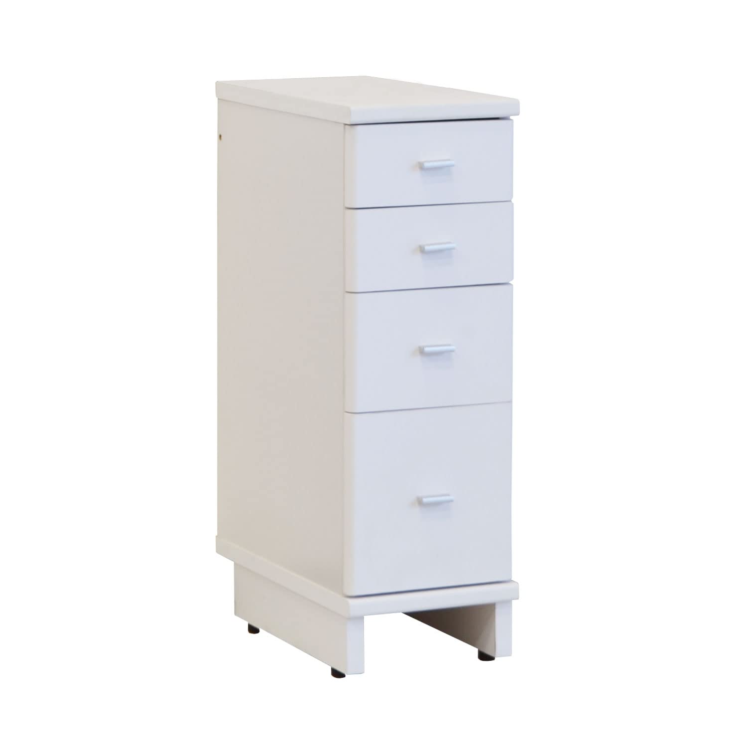 

AskCreate Narrow Storage 25cm Low Work Table with White 25cm Unit, Wide, Type, Laundry/Bathroom/Sanitary Drawers, ST-13L (Low Type, Wide) белый