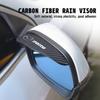 For Mazda Car Rear View Mirror Rain Shield Shade Cover Silica Gel Strip Axela Speed 6 CX3 CX4 CX5 CX7 CX8 CX9 MS Demio FF9