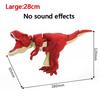 Children Decompression Dinosaur Zazaza Toy Decompression Toy Telescopic Swing Dino Model Kids