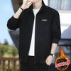 Men's Retro Lapel Jacket - Spring/Autumn 2025 Casual Loose Coat for Young and Middle-aged