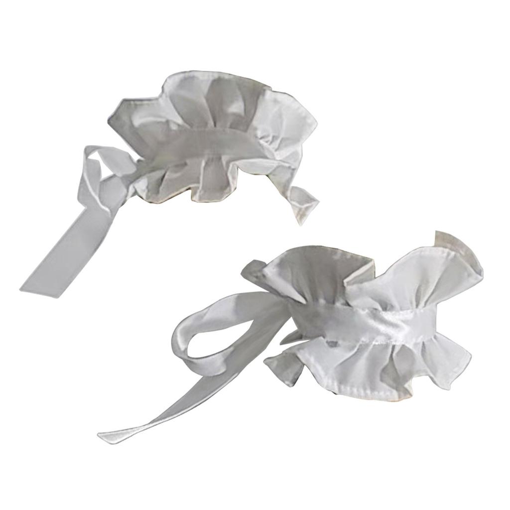 Victorian Ruffled Decorative Collar Lace Cuff Sleeves For Halloween Costume And Cosplay Event Gathering Accessories