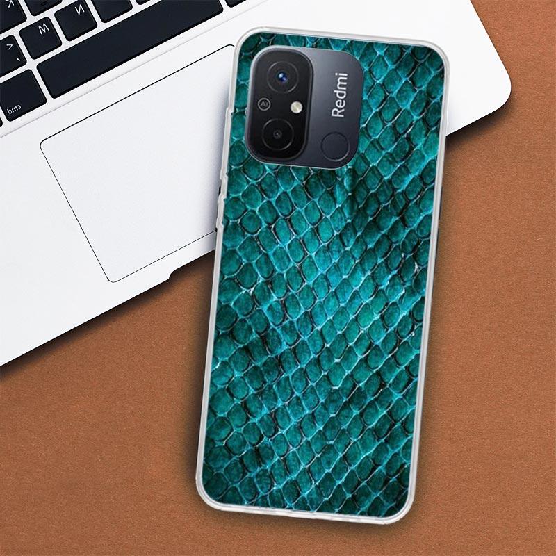 Pink Snake Skin Printing Drawing Phone Case For Xiaomi Redmi 12 13 12C 13C 14C 10 10C 10A 9 9C 9A 9T 8A 8 7A 7 6A 6 Pro K80 K70