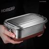 Sealed Stainless Steel Lunch Box Heat-resistant Portable Lunchbox  Office Supply