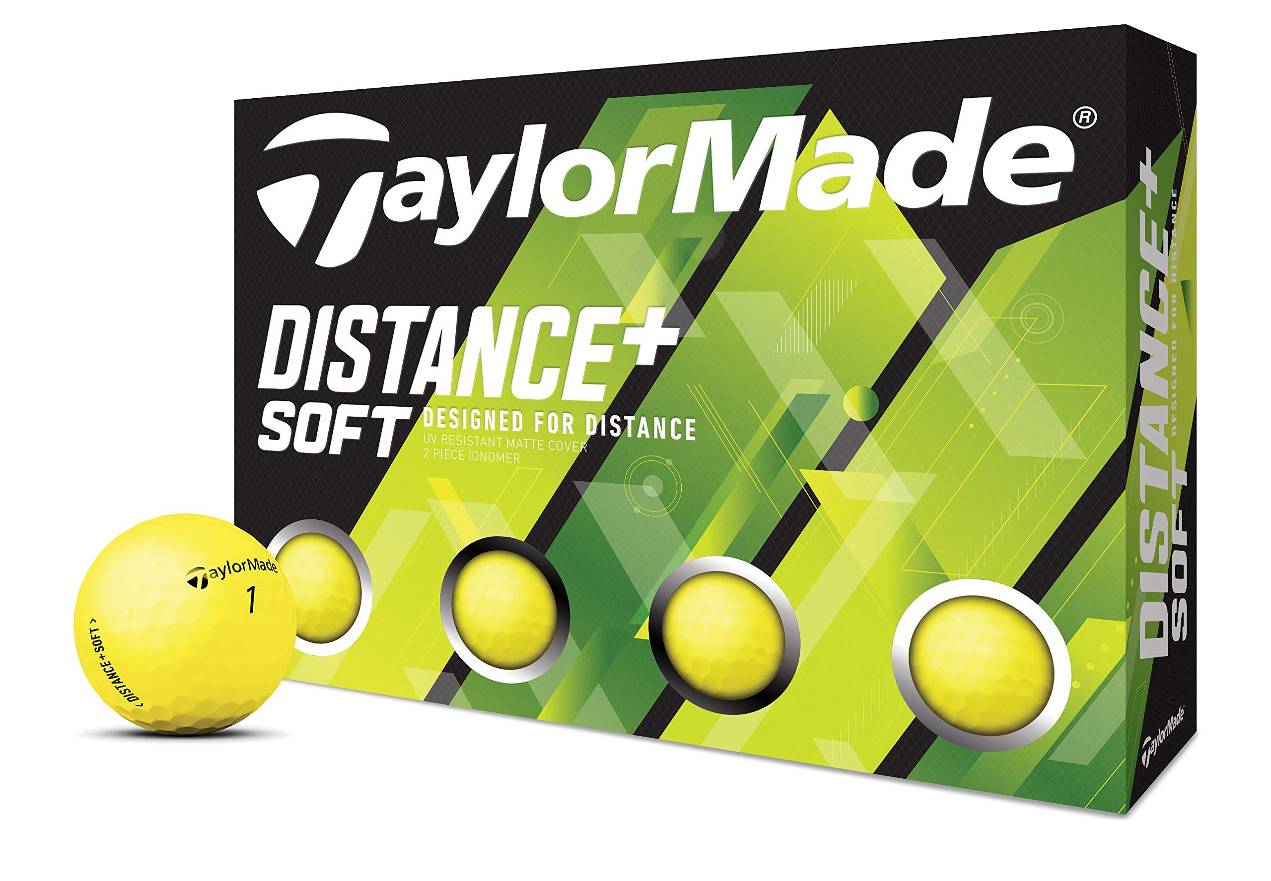 

TaylorMade Distance+Soft YLW Matte 12P N0802101 Yellow