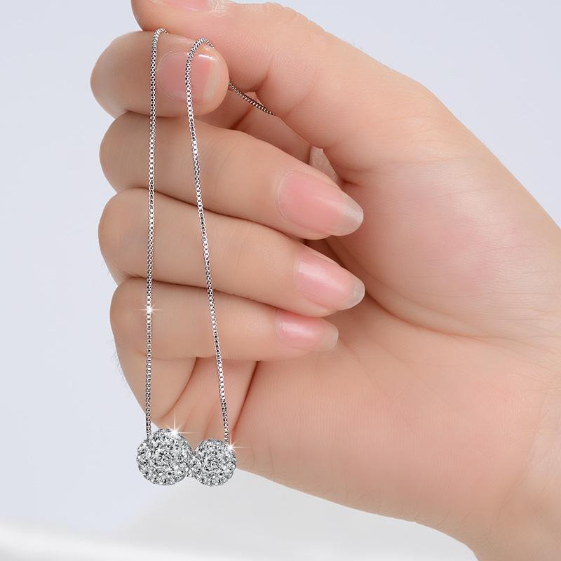 Fashion Elegant Temperament Set Chain Double Necklace Female Single Layer Short Sweater Chain Collarbone Chain Gift for Girlfriends