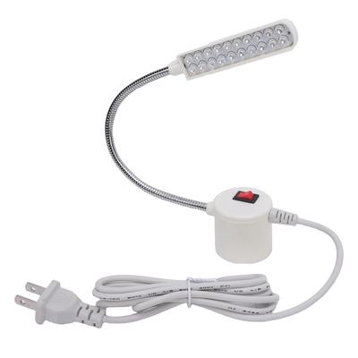 Lampa LED pentru Mașină de Cusut 20 LED-uri Iluminare Violetă Gât Flexibil Bază Magnetică Lampă LED pentru Cusut