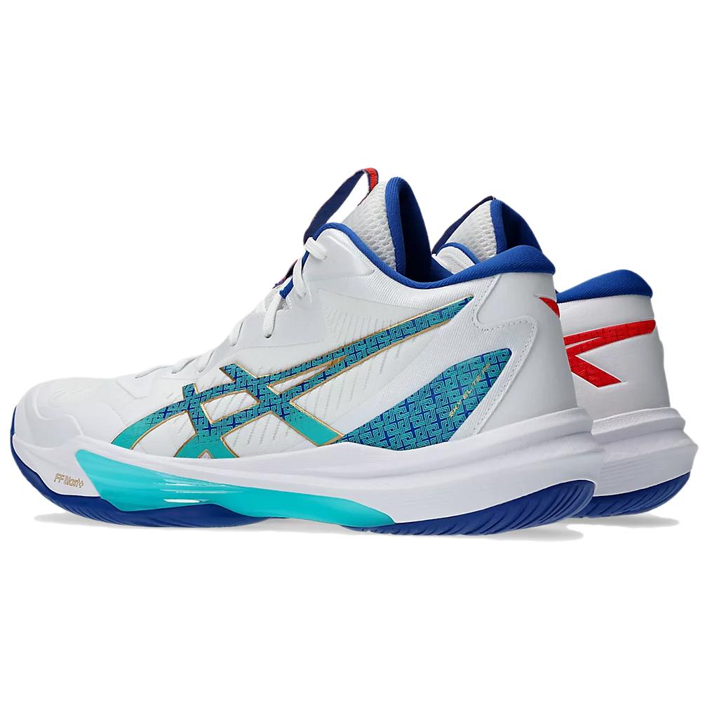 Asics SKY ELITE FF MT 3 Abrasion Resistant Low Top Training Shoes Men's White Blue 1051A094-960