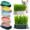 Reusable Pet Cat Grass Growing Tray Reusable Hydroponic Cat Grass Box Hydroponic Soilless Planting Cat Grass Pot for Indoor Cats