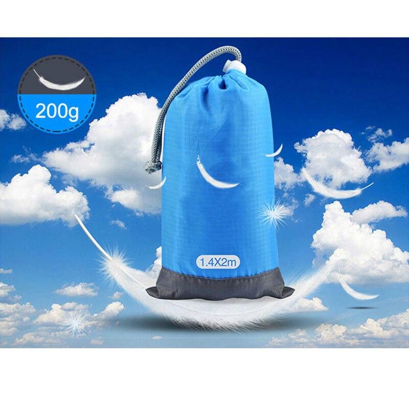 Kapesní piknik 200 x 210 cm Vodotěsná plážová podložka Deka s pískem zdarma Camping Outdoor Picknick Stan Skládací potah Povlečení