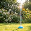 Outdoor Bubble Machine with Light and Standing Pole Automatic Bubble Blower Toy for Kids and Parties Easy to Use Durable Design