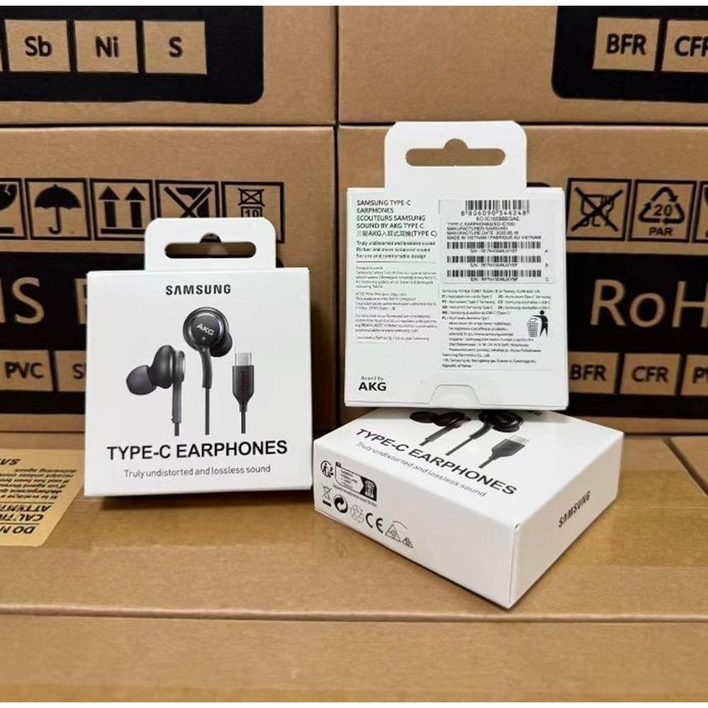 Samsung EO-IC100 AKG Type-C Wired In-Ear Earphones, Original for Note10, Hi-Fi Sound