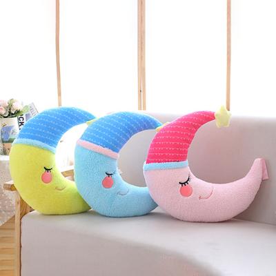 Plush Pillow Cartoon Doll Sofa Ornament Hugging Cushion Exquisite Moon Dolls Toy Birthday Gift