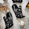 Cotton Oven Gloves Vintage Anti Steam Gloves Insulation Pad  Ironing Board