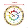 Wall Clock, Children's Classroom, 12 Inches,