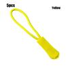 5Pcs Zipper Pull Puller End Fit Rope Tag Fixer Zip Cord Tab Replacement Clip Broken Buckle for Travel Bag Suitcase Tent