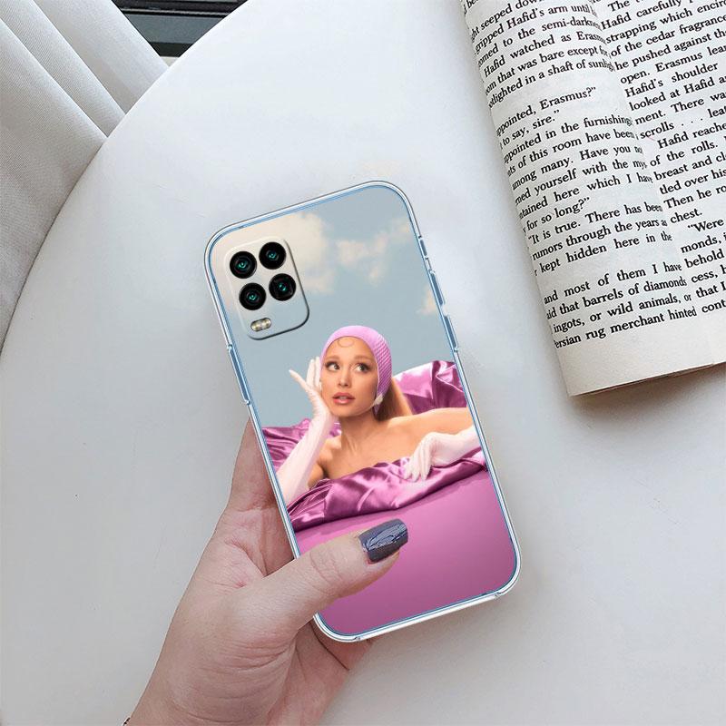 A-Ariana G-Grande Transparent Phone Case for Motorola Moto Edge Plus G200 G23 E13 E15 E20 E30 G62 G71 G72 G75 G24 G15 Power