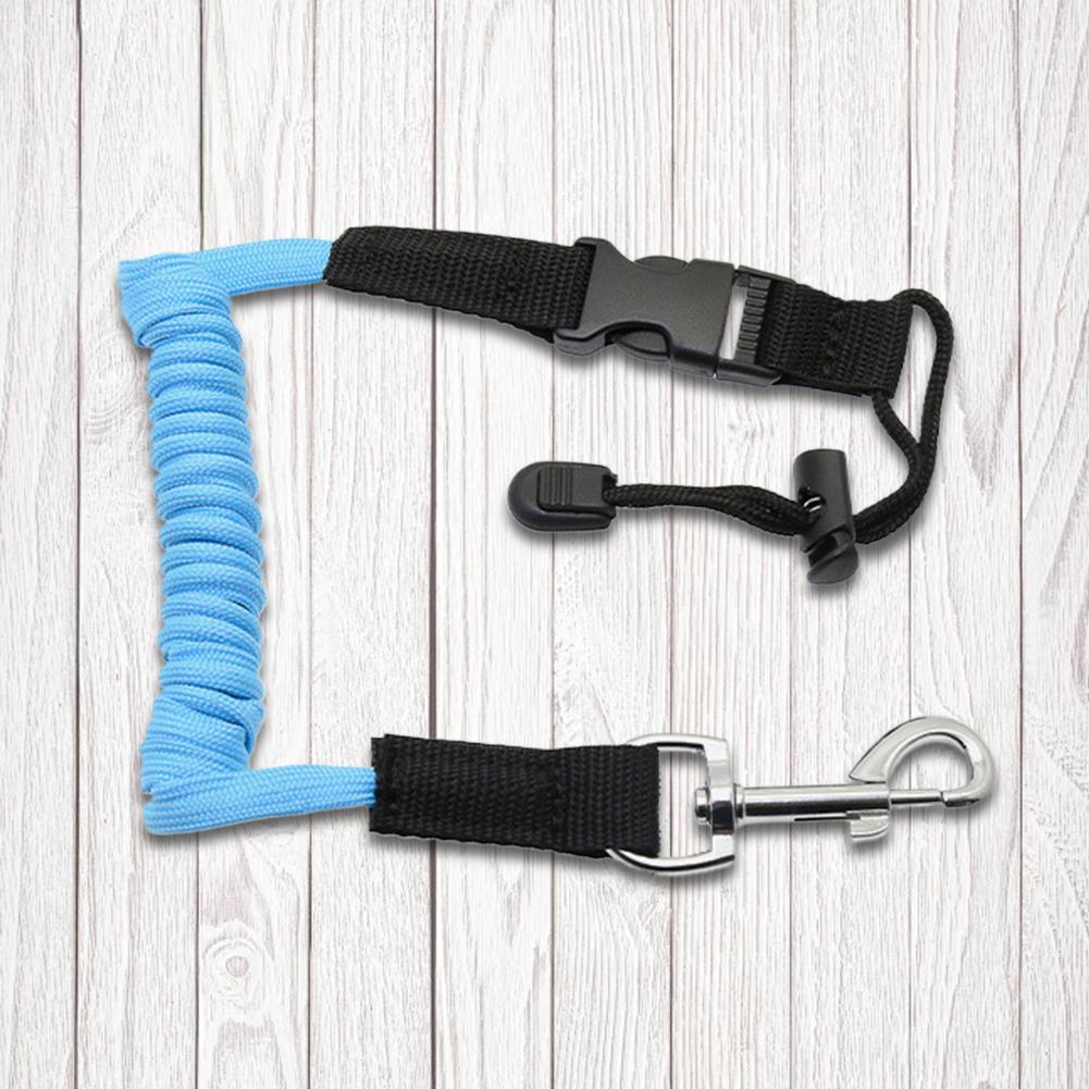 Smycz do wiosła kajakowego Linka zapobiegająca zgubieniu Regulowany uchwyt na wędkę zabezpieczający Linka Szybkie zwalnianie Surfing Spiralna linka do kajakarstwa kanadyjkowego