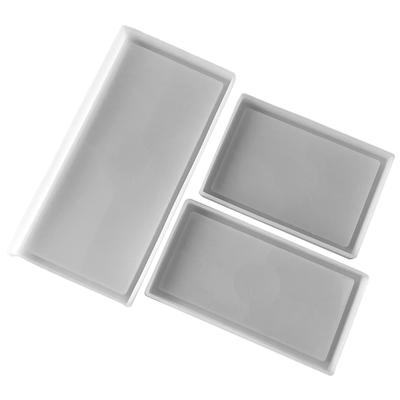 Silicone Plate Molds Silicone Fruit Tray Molds Rectangular Epoxy Resin Casting Molds for Resin Casting DIY Art Crafts