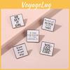 Unique Geometric Metal Badge Brooch With Go Det T Girl Design For Unisex Fashion