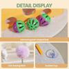 Cat Toys for Indoor Cat Interactive Cats Felt Maze Box Cat Toy for Bored Adults Cats Encourages Hunting Instincts