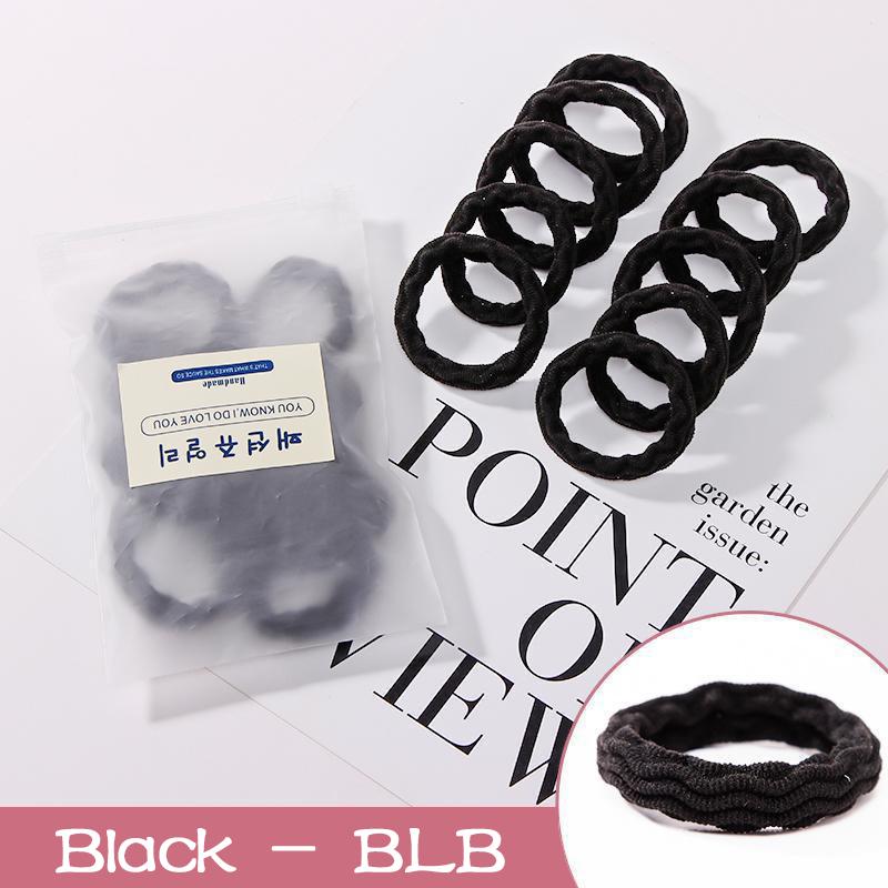 

Женские простые базовые эластичные резинки для волос, резинки-скранчи, держатели для хвостика, резинки, модная повязка на голову, аксессуары для волос, подарок 20PCS