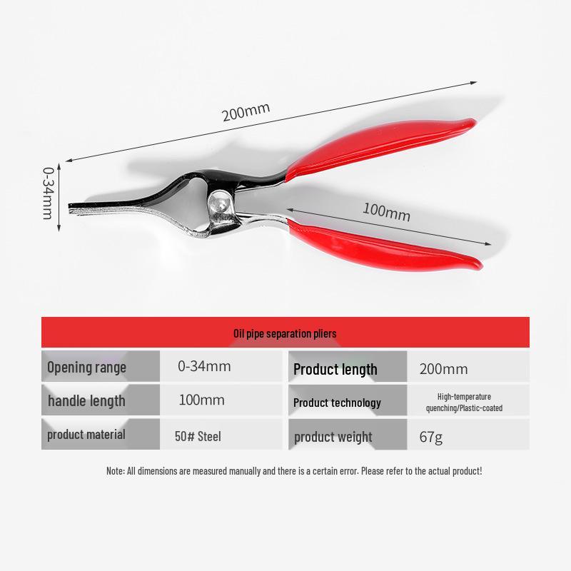 Car Urea, Gasoline, and Fuel Pipe Removal Pliers Set