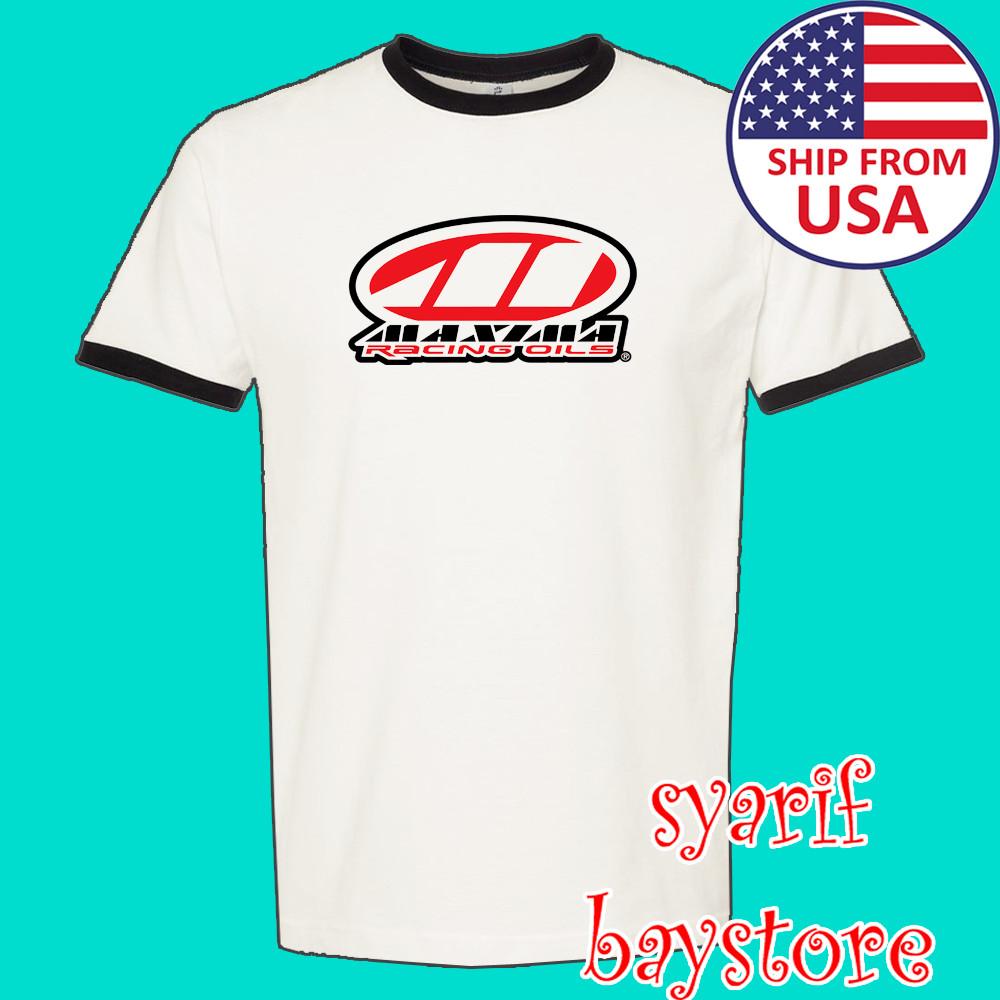 

Maxima Racing Oils Men#039;s Ringer Black Size S to 3XL Unisex T-Shirt XXXXL