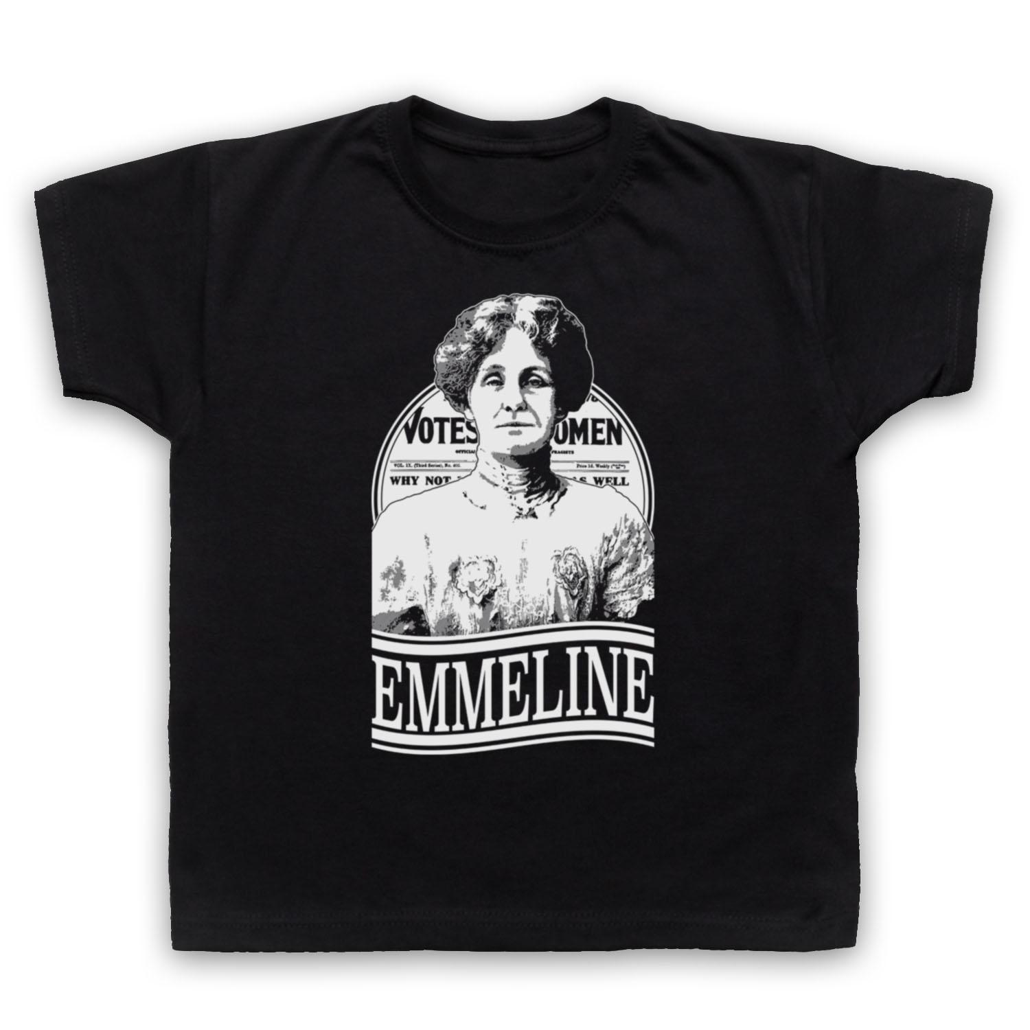 EMMELINE PANKHURST SUFFRAGETTE ACTIVIST ICON UNOFFICIAL KIDS CHILDS T-shirt 110