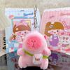 Viral Capybara Backpack Charm: Plush Toy Keychain and Pendant
