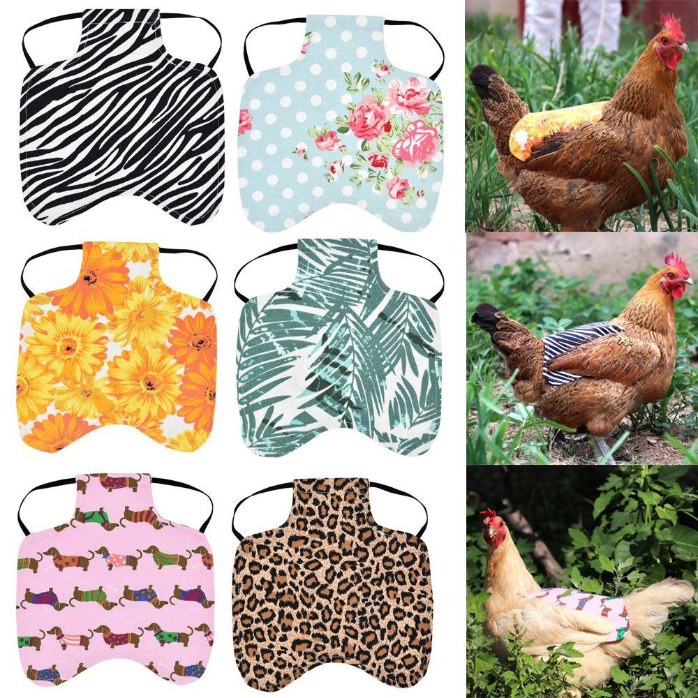 Hen Chicken Saddle Apron Feather Back Protector Single Strap Standard Chicken Jackets Poultry Vest Protection Holder