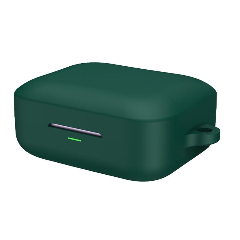 

Durability AntiFingerprint Earbuds Case Featuring Carabiner Precise Cutout Flexible Skin Friendly Texture for Buds Air7 темно-зеленого