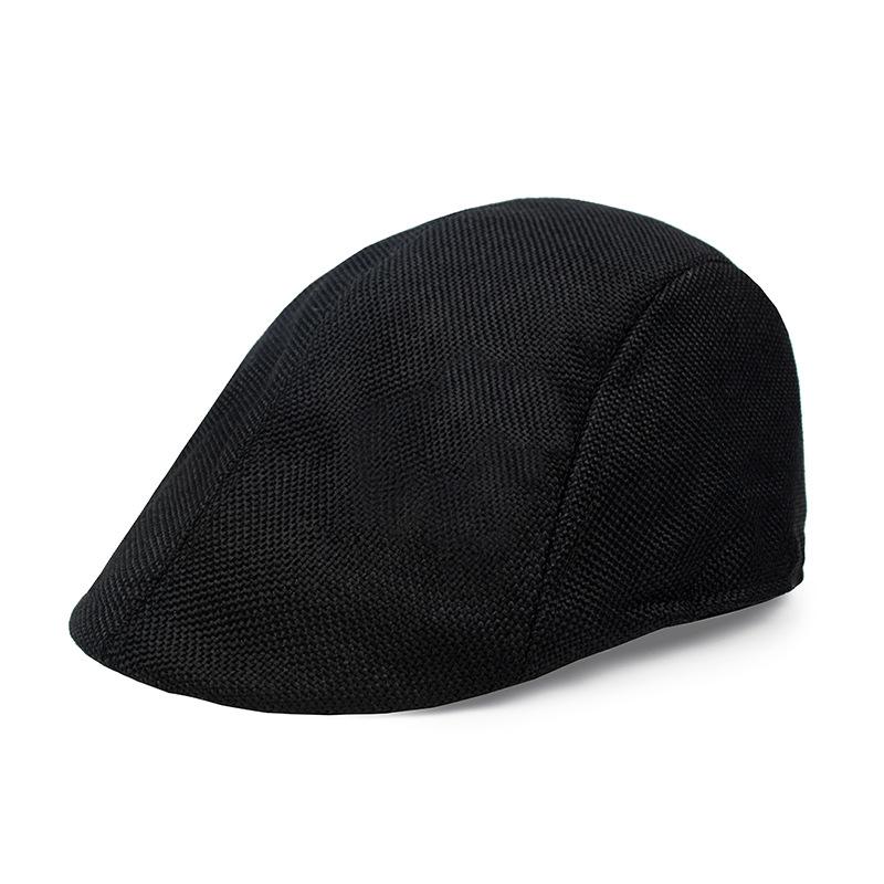 

Retro Solid Color Newsboy Cap, Women S Spring Summer Outdoor Sports Riding Travel Literary Painter Hat