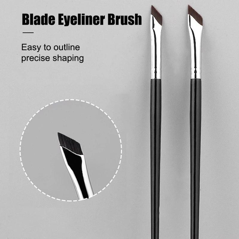 2026 new The Upgrade Blade Eyeliner Brush Ultra Thin Fine Angle Flat Eyebrow Brush Under The Eyes Place Precise Detail Brush