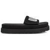 UGG Laton Slide Black Silver Slippers 'Black Silver' Women's 1110110-BSVR