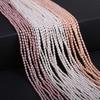 1String, Rice Shape Pearls, 2–2.5 Mm, Boho Natural Freshwater Pearl Beads for Jewelry Making DIY Necklace Bracelet Crafts, Mother's Day Gift 36cm