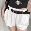 Premium Flower Hollow Matte Belt Women's Retro Design Decorative Belt with Denim Shorts Belt