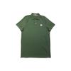 Solid Color Polo Neck Short Sleeve T-Shirt Men Tops Green 8A00029899UR-876
