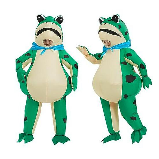 TikTok Cross-Border Inflatable Frog Costume: Halloween Outdoor Cartoon Mascot