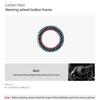 For BMW X3 G45 G48 2025- Carbon Fiber Steering Wheel Button Frame Sticker Emblem Trim Ring Car Interior Decor Accessories FW6