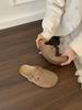 Fashion Female Shoes Loafers House Slippers Platform Cover Toe Slides 2025 Soft Female Shoes Loafers Cover Toe Ladies' Slippers Platform