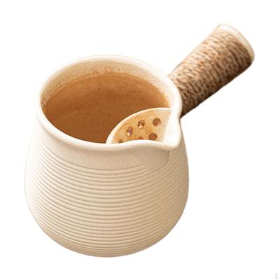 650ml Ceramic Teapot with Side Handle And Tea for Outdoor Use