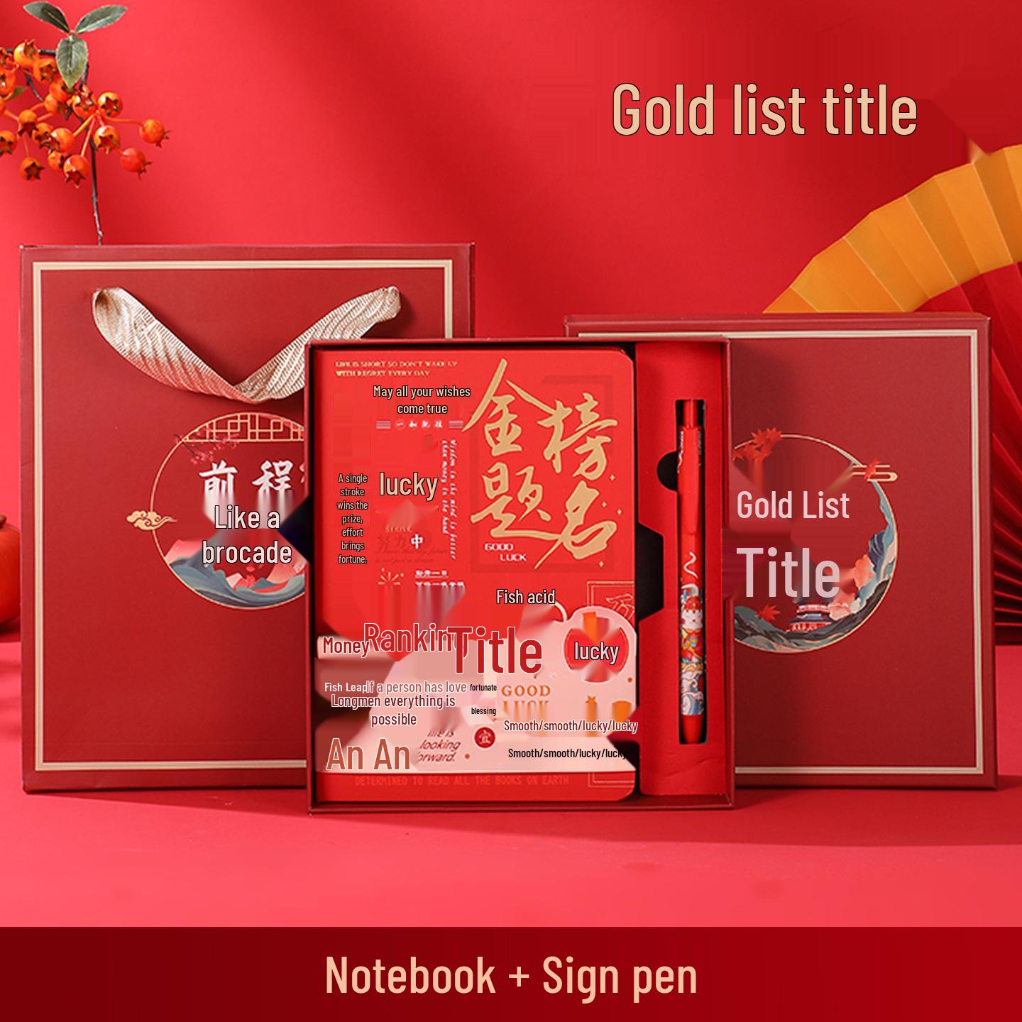 Top Scorers Gift Set: Graduation & Back-to-School 3D Notebook Diary
