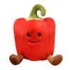 Kreatives Plüschtier mit Paprika-Motiv und kurzem Plüsch für die Kinderzimmerdekoration