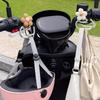 Aluminiumlegierung Motorrad Lenker Haken Helm Aufbewahrung Gepäcktasche Aufhänger Halter mit Blume Für Fahrrad Roller Elektrofahrrad