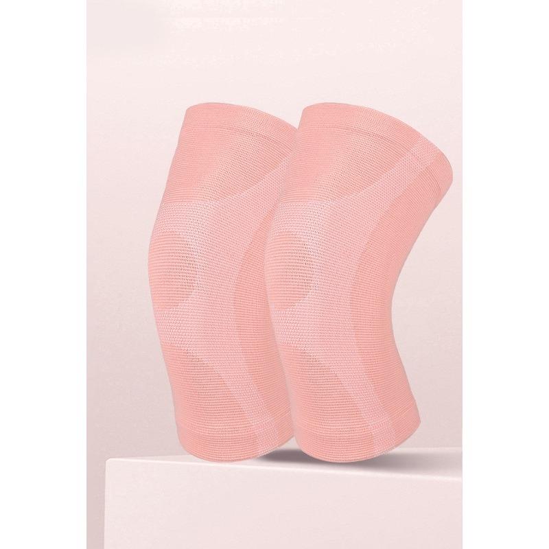 Knitted Nylon Outdoor Sports Knee Pads for Warmth Anti Slip Breathable Sweat Absorbing Cycling Fitness Running Hiking Knee Pads